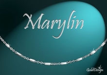 Marylin - náramek stříbřený